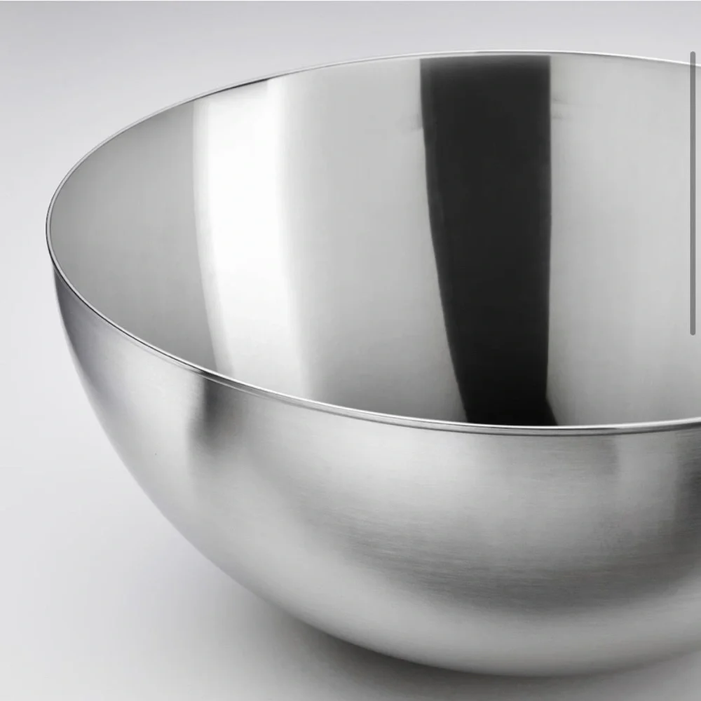 IKEA BOWL Stainless Steel BLANDA Bowl 11 inches Serving Bowl Mixing Bowl
